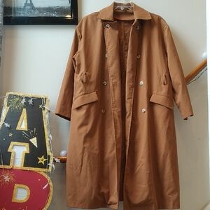SHEIN Tan Trench Coat